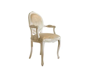 SOGNI D'AMORE - Medallion fabric chair with armrests with integrated cushion by Barnini Oseo - view 2